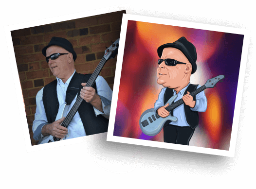 Music Caricature from photo