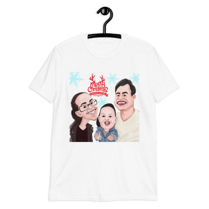 Baby Caricature Drawing on T-shirt Print