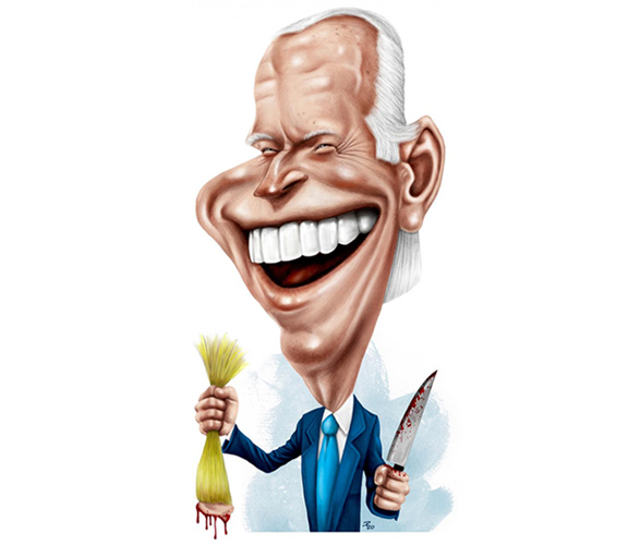 Biden with Trumps Hair Drawing