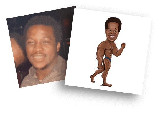 Bodybuilder Caricature from photo