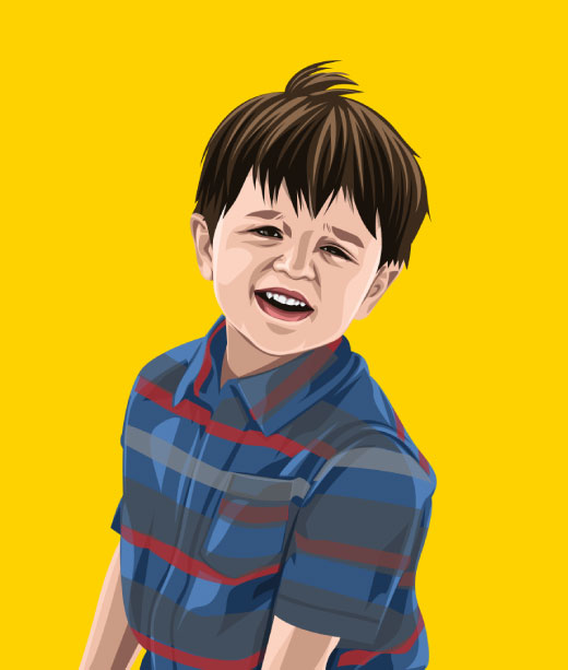 HD Caricature 3 Kids Pictures